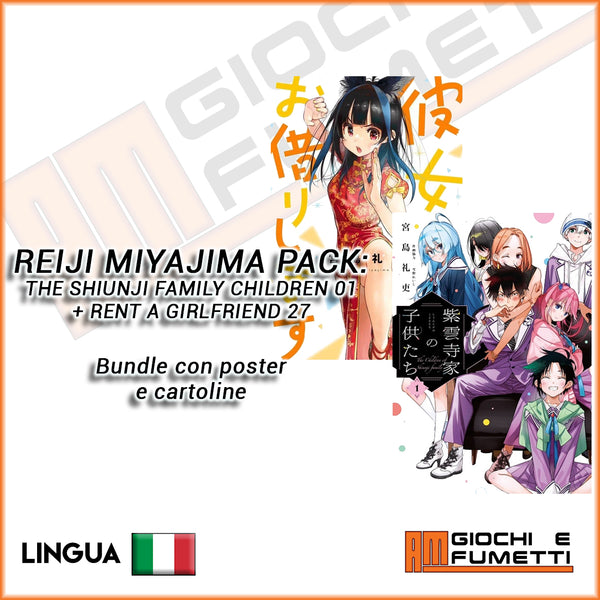 Reiji Miyajima Pack: The Shiunji Family Children 01 + Rent a Girlfriend 27 (Pre-vendita)