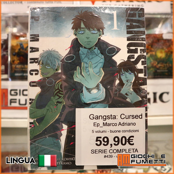 Gangsta: Cursed - Buone Condizioni - 5 volumi - serie completa