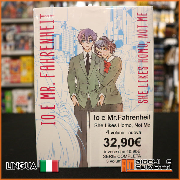 Io e Mr Fahrenheit - She Likes Homo, Not Me - nuova - 4 volumi - serie completa