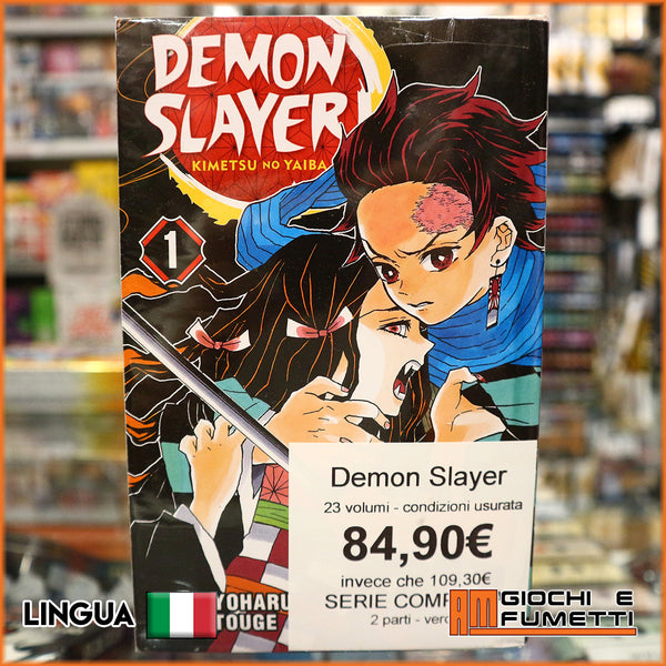 Demon Slayer - usurata - 23 volumi - serie completa