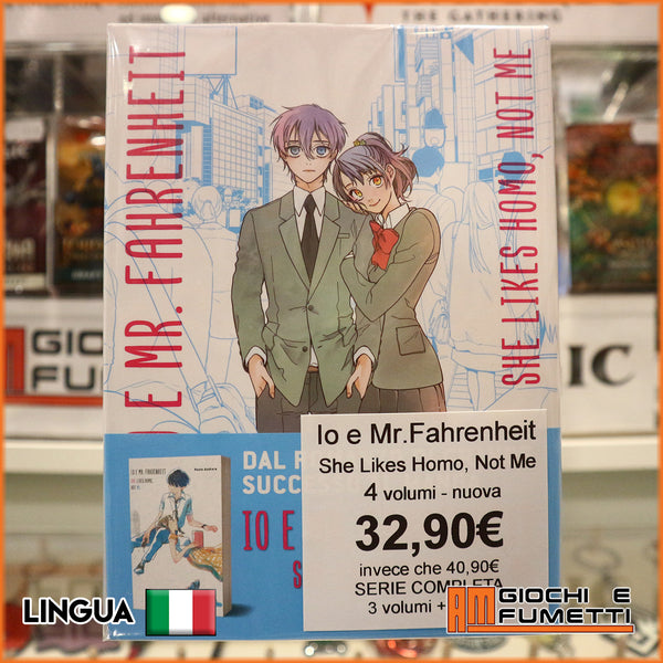 Io e Mr. Fahrenheit - She likes homo, not me - nuova - 4 volumi - serie completa