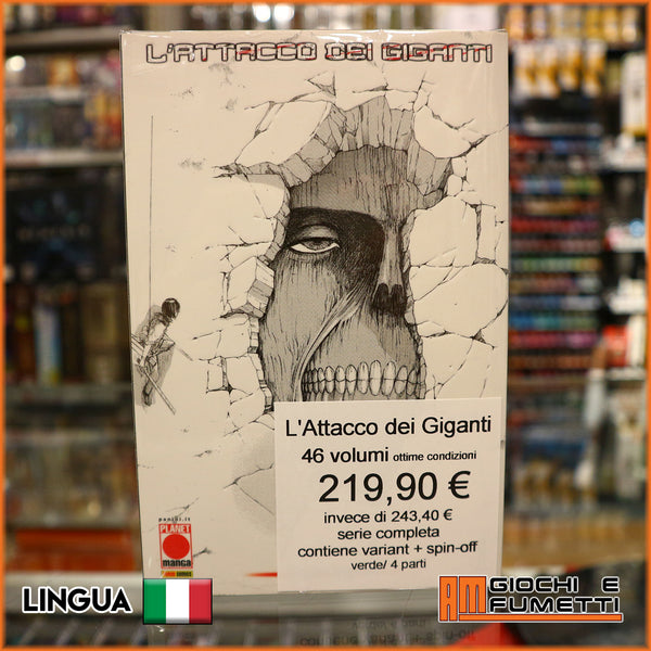 L'attacco dei giganti + Spin off - Seriecompleta - 46 volumi totali - Usato pari al nuovo