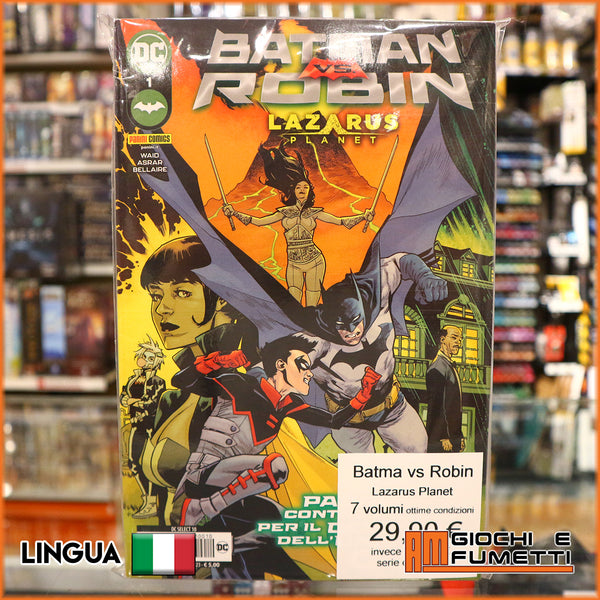 Batman VS Robin Lazarus Planet - Serie completa - Nuova 7 volumi