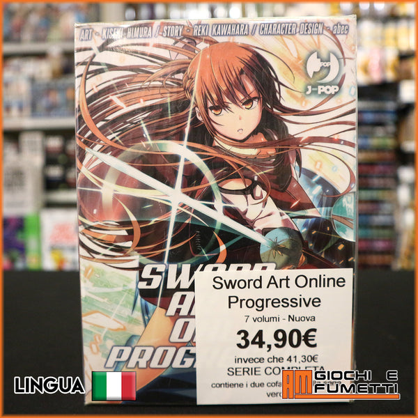 Sword Art Online Progressive - nuova - 7 volumi - serie completa