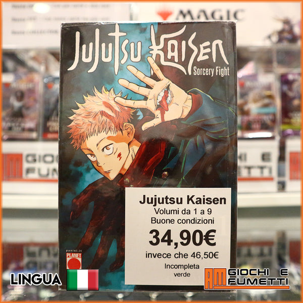 Jujutsu Kaisen - buone condizioni - 9 volumi - serie incompleta