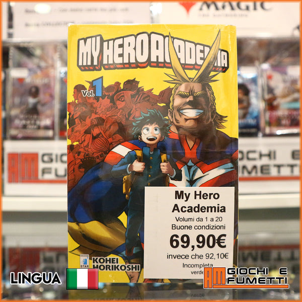 My Hero Academia - buone condizioni - 20 volumi - serie incompleta