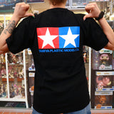 Mini 4WD - T-Shirt Ufficiale Tamiya (Nera, Bianca) 100% cotone