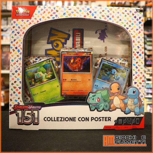 Collezione con Poster Pokemon 151 - Nuova e sigillata