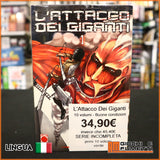 L'Attacco dei Giganti - buone condizioni - 10 volumi - serie incompleta