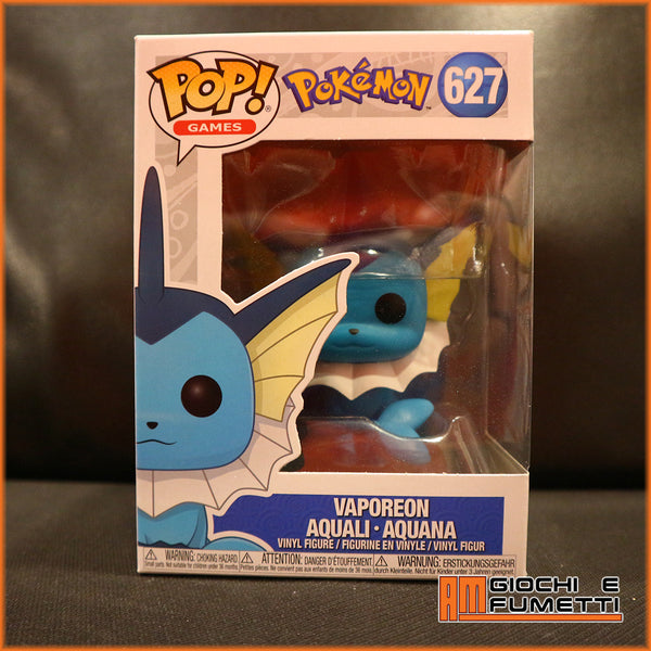 Funko POP VAPOREON 627! Pokemon 9cm