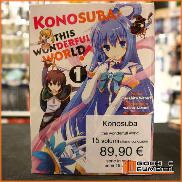 Konosuba! It's a Wonderful World - Serie in corso - primi 15 volumi