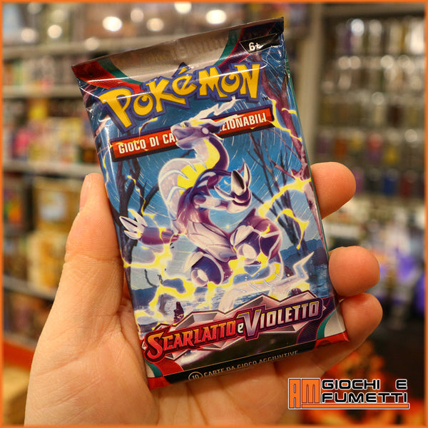 Scarlatto e Violetto - bustina da 10 carte - In Italiano- Pokemon