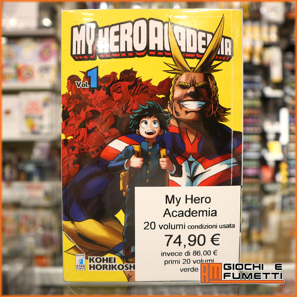 My hero academia  - primi 20 volumi, serie manga in corso