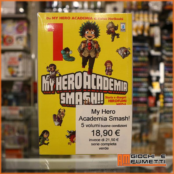 My hero academia Smash! - 5 volumi, serie manga completa