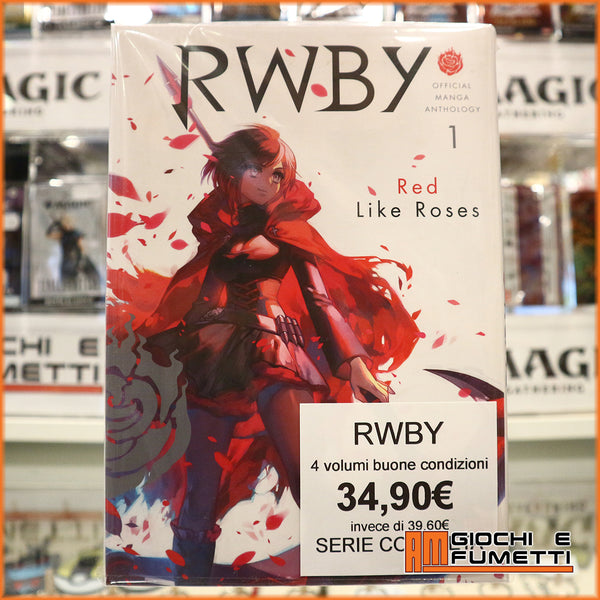 RWBY - 4 volumi - Buone Condizioni - serie completa