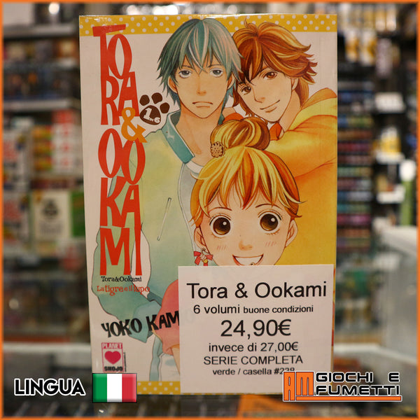 Tora & Ookami - 6 volumi - Di seconda lettura - serie completa