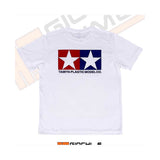 Mini 4WD - T-Shirt Ufficiale Tamiya (Nera, Bianca) 100% cotone