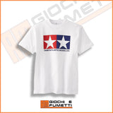 Mini 4WD - T-Shirt Ufficiale Tamiya (Nera, Bianca) 100% cotone