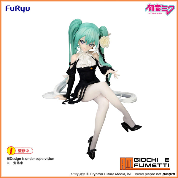 (Pre-vendita) Hatsune Miku - 14 cm - Noodle Stopper PVC Statue Flower Fairy White Rose