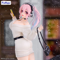 (Pre-vendita) Super Sonico - 21 cm - Trio-Try-iT PVC Statue Winter Memory Ver.