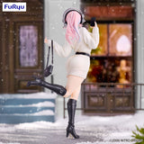 (Pre-vendita) Super Sonico - 21 cm - Trio-Try-iT PVC Statue Winter Memory Ver.
