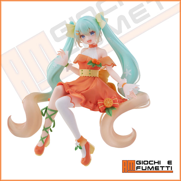 (Pre-vendita) Hatsune Miku - 14 cm - Noodle Stopper PVC Statue Flower Citrus Ver.