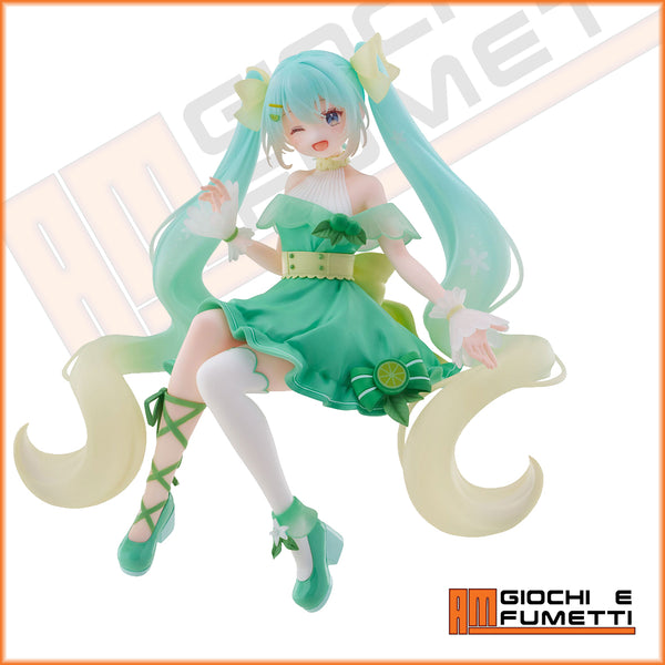 (Pre-vendita) Hatsune Miku - 14 cm - Noodle Stopper PVC Statue Lime Ver.