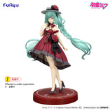 (Pre-vendita) Hatsune Miku - 19 cm - Trio-Try-iT PVC Statue Outing Dress Red Color Ver.