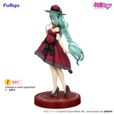 (Pre-vendita) Hatsune Miku - 19 cm - Trio-Try-iT PVC Statue Outing Dress Red Color Ver.