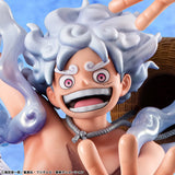 (Pre-vendita) Monkey D. Luffy "Gear Fifth" - 26 cm - One Piece Portrait.Of.Pirates PVC Figure "Evolutionary History"