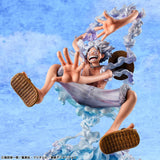 (Pre-vendita) Monkey D. Luffy "Gear Fifth" - 26 cm - One Piece Portrait.Of.Pirates PVC Figure "Evolutionary History"