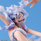 (Pre-vendita) Monkey D. Luffy "Gear Fifth" - 26 cm - One Piece Portrait.Of.Pirates PVC Figure "Evolutionary History"