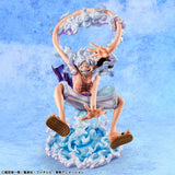 (Pre-vendita) Monkey D. Luffy "Gear Fifth" - 26 cm - One Piece Portrait.Of.Pirates PVC Figure "Evolutionary History"
