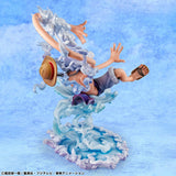 (Pre-vendita) Monkey D. Luffy "Gear Fifth" - 26 cm - One Piece Portrait.Of.Pirates PVC Figure "Evolutionary History"
