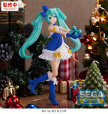 (Pre-vendita) Hatsune Miku - 21 cm - Character Vocal Series 01: Hatsune Miku High Premium PVC Figure Sapphire Christmas Ver.