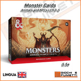 D&D Monster Cards - Animals and NPCs | CR 0-5 (Pre-vendita)
