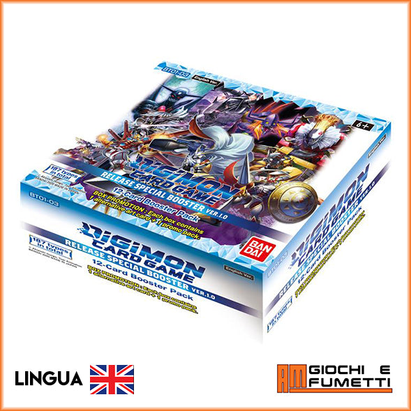 Box 24 buste - 1° serie Special Booster Ver. 1.0 - ING - Digimon Card Game