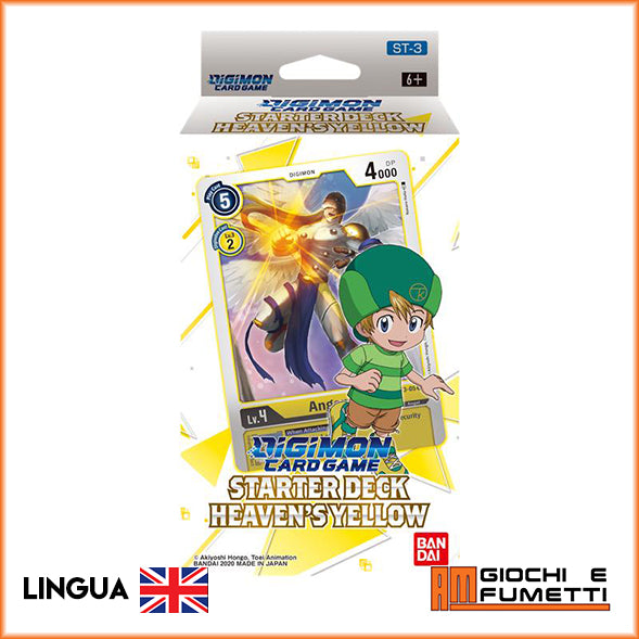 (seconda prevendita) Starter Deck ST-3 Heaven's Yellow - ING - Digimon Card Game