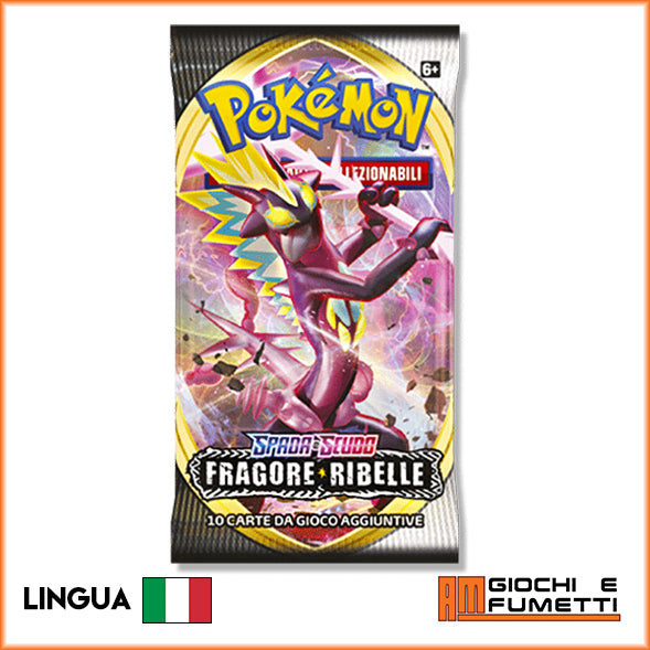 Fragore Ribelle - bustina da 10 carte - ITA- Pokemon